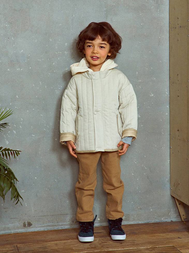 Brantley Padded Jacket with Detachable Hood-Puffer Jacket - Kids-ToTo Heros-ToTo Heros l Premium Children&#x27;s Clothing
