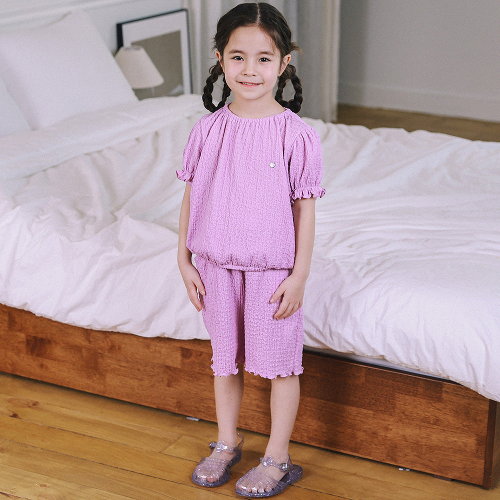 Brianna Lettuce Trim Top & Capri Pants Set-Top & Skirt Set - Kids-ToTo Heros-