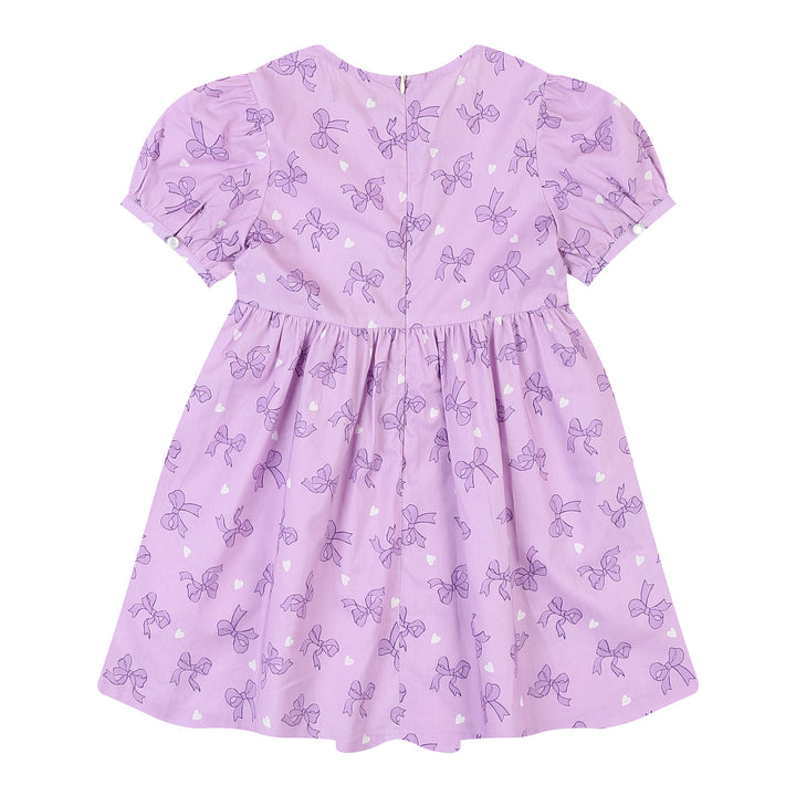 Brianna Round Neck Balloon Sleeve Summer Vacation Dress-Dress - Kids-ToTo Heros-