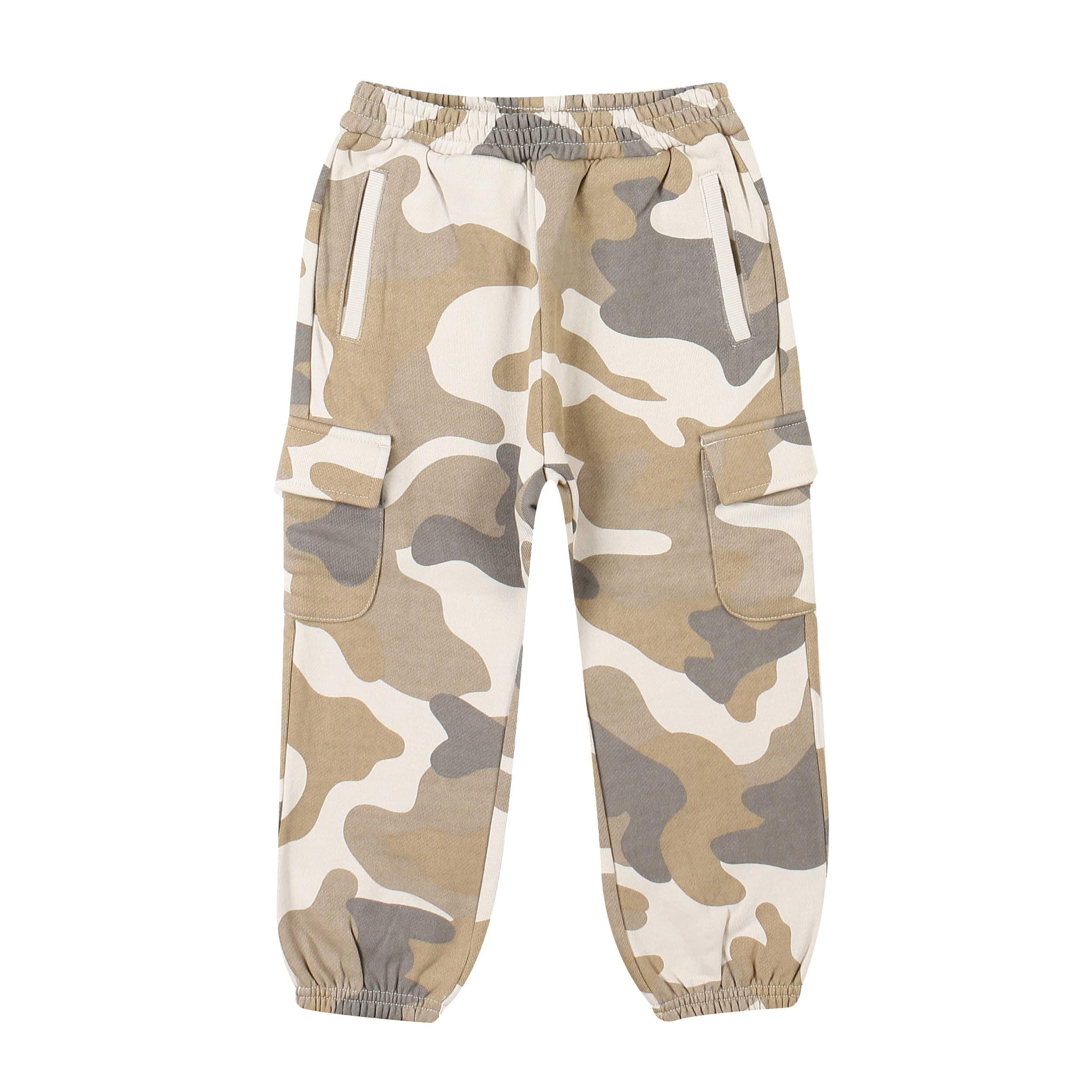 Camo Fleeced Pocket Sweatpants-Pants - Kids-ToTo Heros-ToTo Heros l Premium Children&#x27;s Clothing