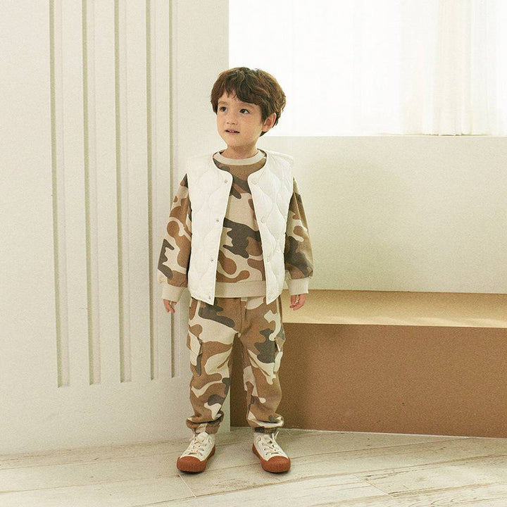 Camo Fleeced Sweatshirt-Sweatshirt - Kids-ToTo Heros-ToTo Heros l Premium Children&#x27;s Clothing