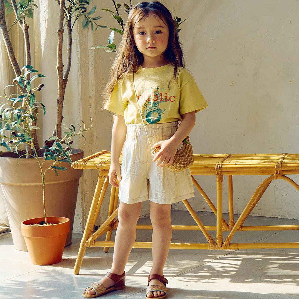 Carrie High-Waist Pleated Pull-On Shorts-Shorts - Kids-ToTo Heros-