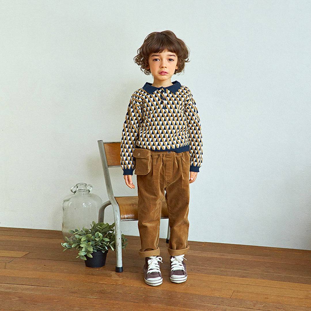 Charlee Corduroy Waist Pocket Pants-Pants - Kids-ToTo Heros-ToTo Heros l Premium Children&#x27;s Clothing