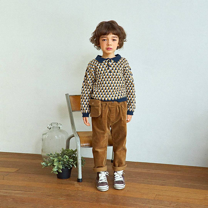 Charlee Corduroy Waist Pocket Pants-Pants - Kids-ToTo Heros-ToTo Heros l Premium Children&#x27;s Clothing