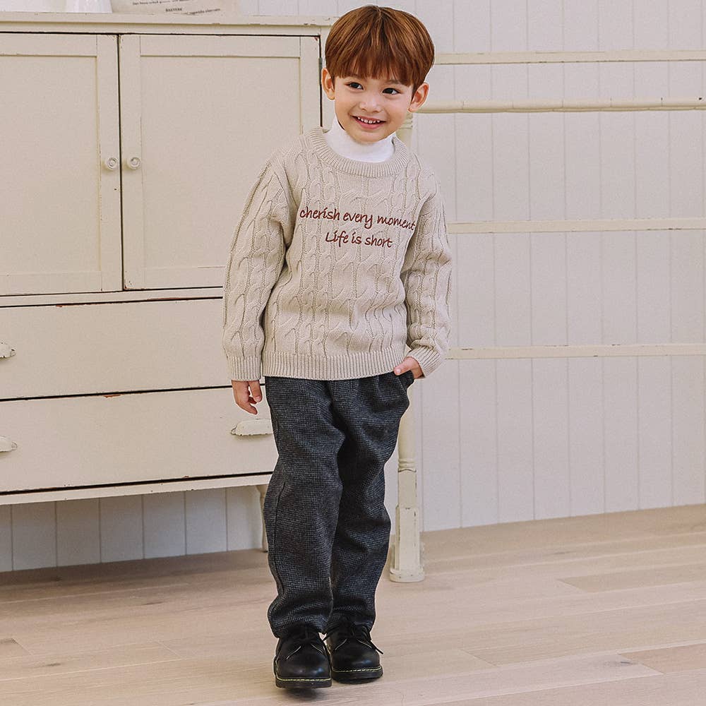Checkered Baggy Pants-Pants - Kids-ToTo Heros-ToTo Heros l Premium Children&#x27;s Clothing