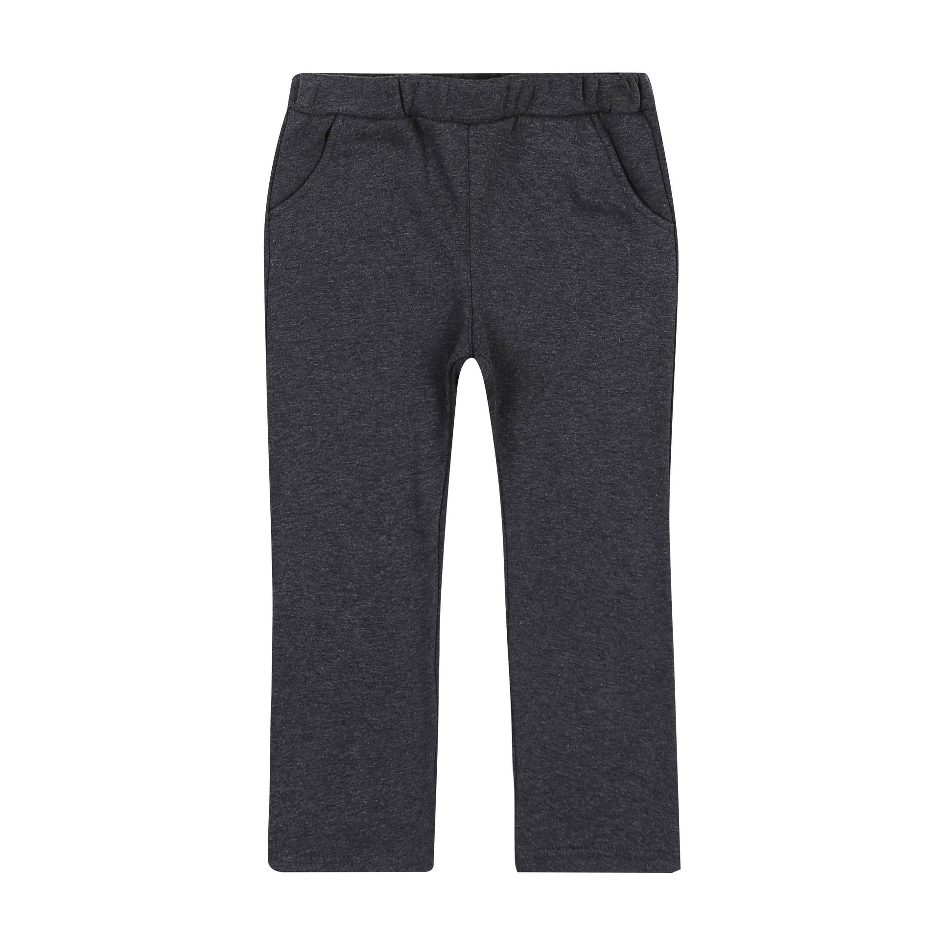 Chloe Slim Straight Fur-lined Pants-Pants - Kids-ToTo Heros-ToTo Heros l Premium Children&#x27;s Clothing
