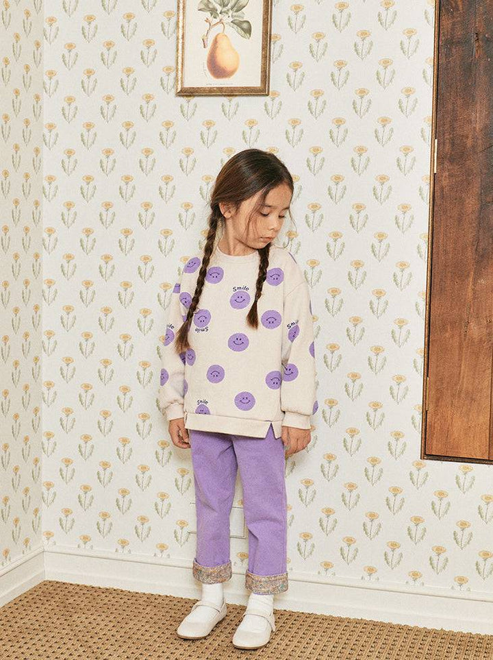 Clara Straight Pants with Roll-Up Hem-Pants - Kids-ToTo Heros-ToTo Heros l Premium Children&#x27;s Clothing