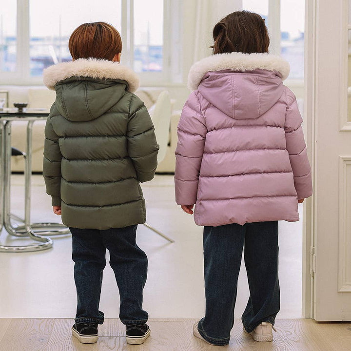 Conner Down Puffer Jacket with Detachable Hood-Puffer Jacket - Kids-ToTo Heros-ToTo Heros l Premium Children's Clothing