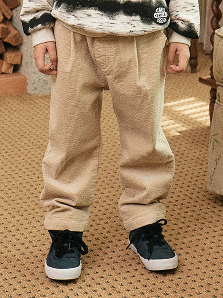 Connor Baggy Corduroy Pants-Pants - Kids-ToTo Heros-ToTo Heros l Premium Children&#x27;s Clothing