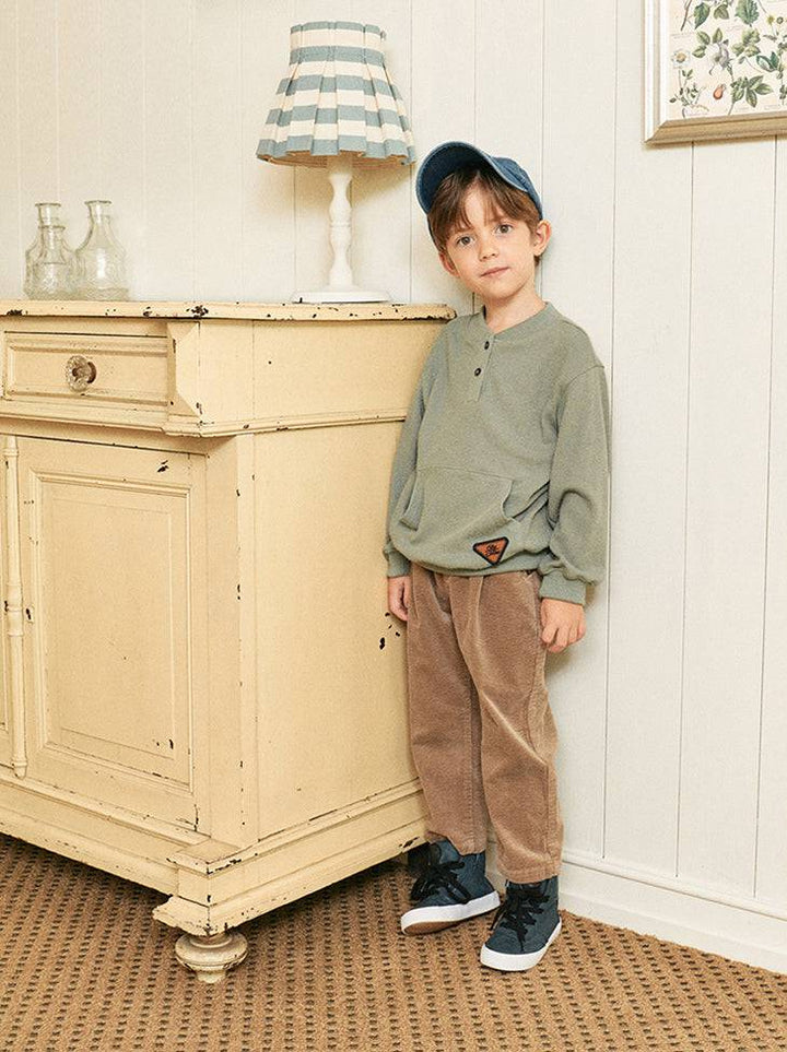 Connor Baggy Corduroy Pants-Pants - Kids-ToTo Heros-ToTo Heros l Premium Children&#x27;s Clothing