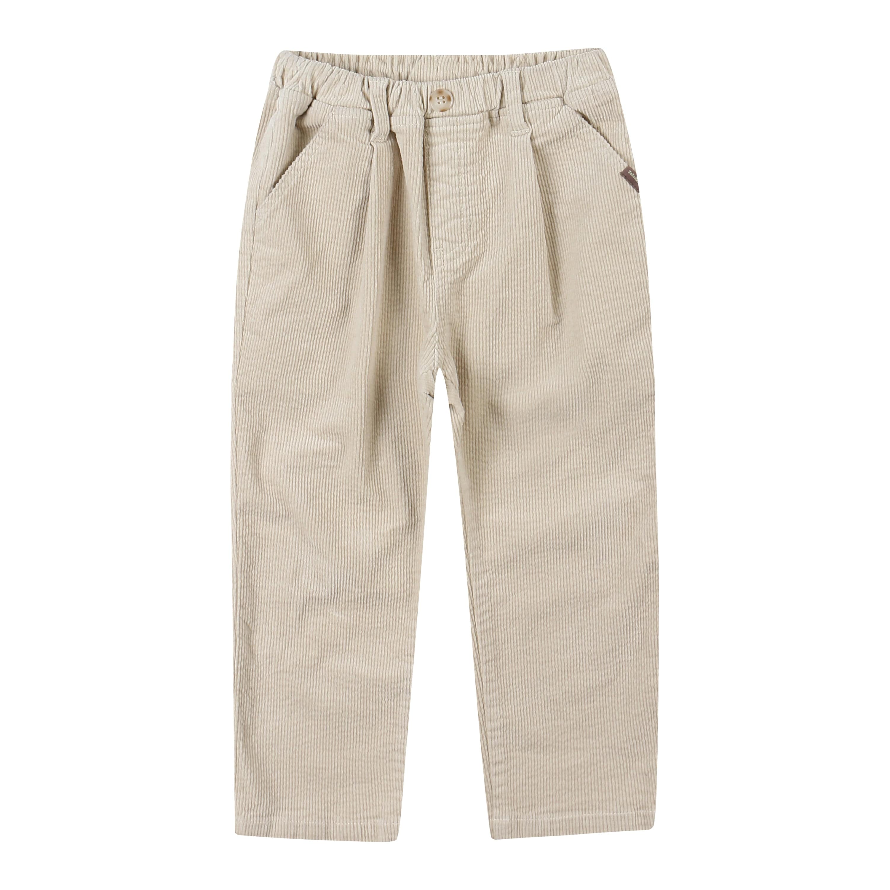 Connor Baggy Corduroy Pants-Pants - Kids-ToTo Heros-Light Grey-XXS-ToTo Heros l Premium Children&#x27;s Clothing