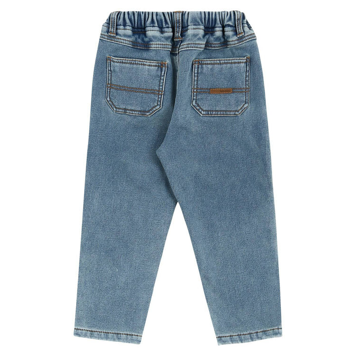 Cozy Fleeced Baggy Denim Pants-Pants - Kids-ToTo Heros-ToTo Heros l Premium Children&#x27;s Clothing
