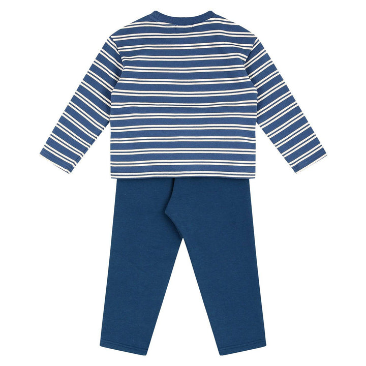 Cozy Fleeced Striped Top & Pants Set-Top & Pant Set - Kids-ToTo Heros-ToTo Heros l Premium Children&#x27;s Clothing
