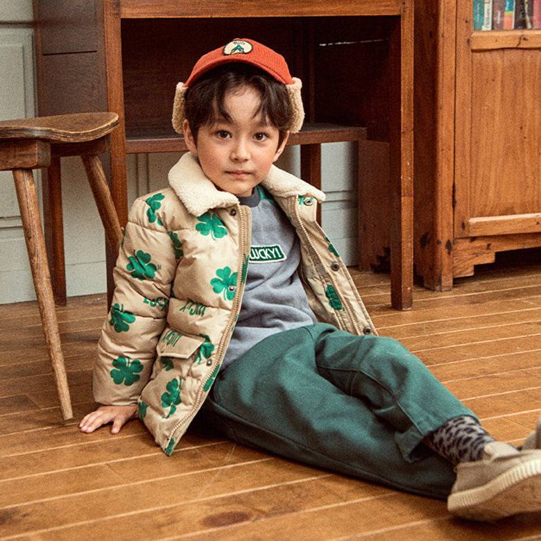 Daily Fleeced Slim Baggy Pants-Pants - Kids-ToTo Heros-ToTo Heros l Premium Children&#x27;s Clothing