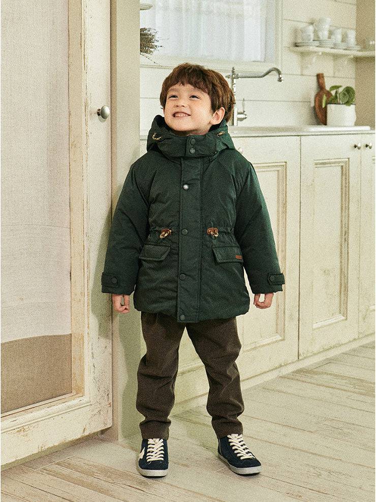 Daniel Fleeced Herringbone Pants-Pants - Kids-ToTo Heros-ToTo Heros l Premium Children&#x27;s Clothing