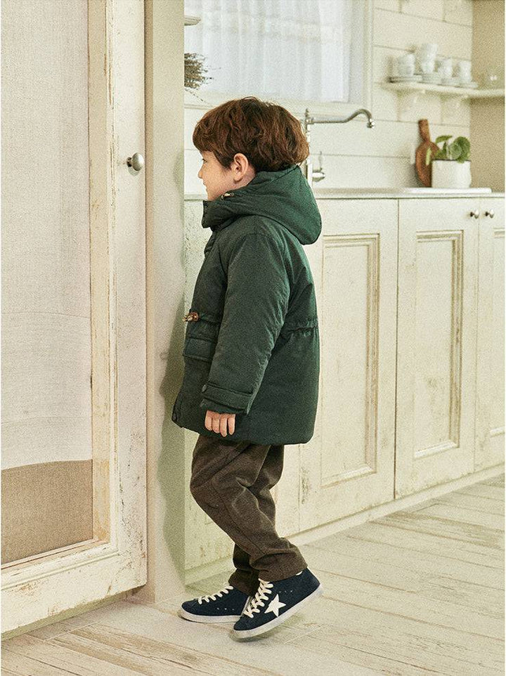 Daniel Fleeced Herringbone Pants-Pants - Kids-ToTo Heros-ToTo Heros l Premium Children&#x27;s Clothing