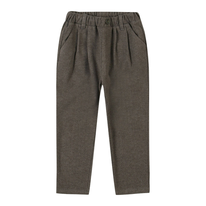 Daniel Fleeced Herringbone Pants-Pants - Kids-ToTo Heros-ToTo Heros l Premium Children&#x27;s Clothing