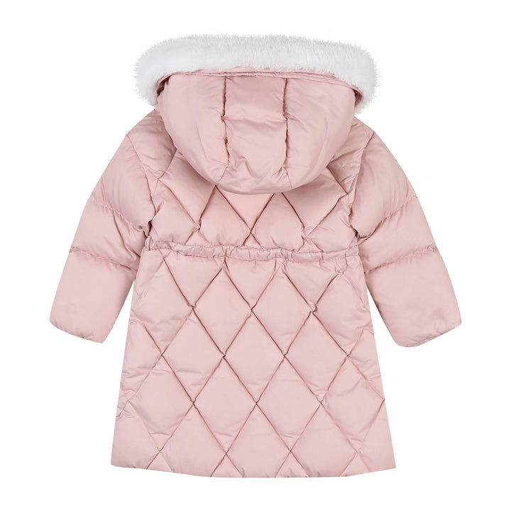 Diamond Full Length Down Puffer Jacket-Puffer Jacket - Kids-ToTo Heros-ToTo Heros l Premium Children's Clothing