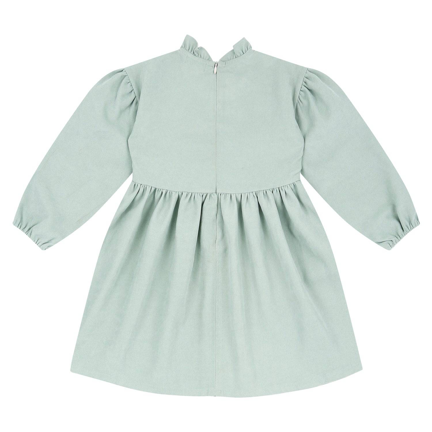 Dorothy Ruffled Neck Dress & Suspender Skirt Set - Mint-Dress - Kids-ToTo Heros-ToTo Heros l Premium Children&#x27;s Clothing