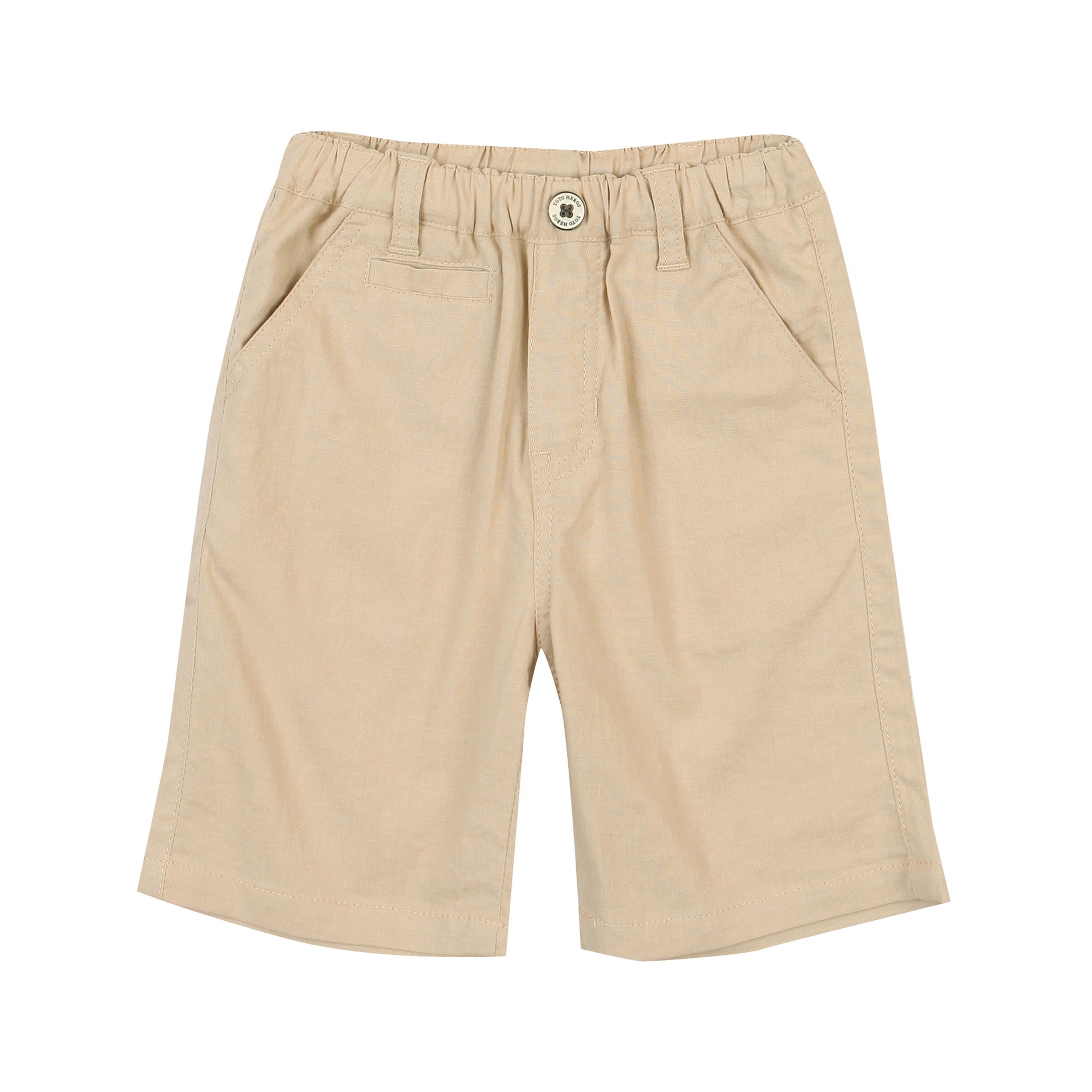 Eli Straight Fit Linen Blend Pull-On Shorts-Shorts - Kids-ToTo Heros-