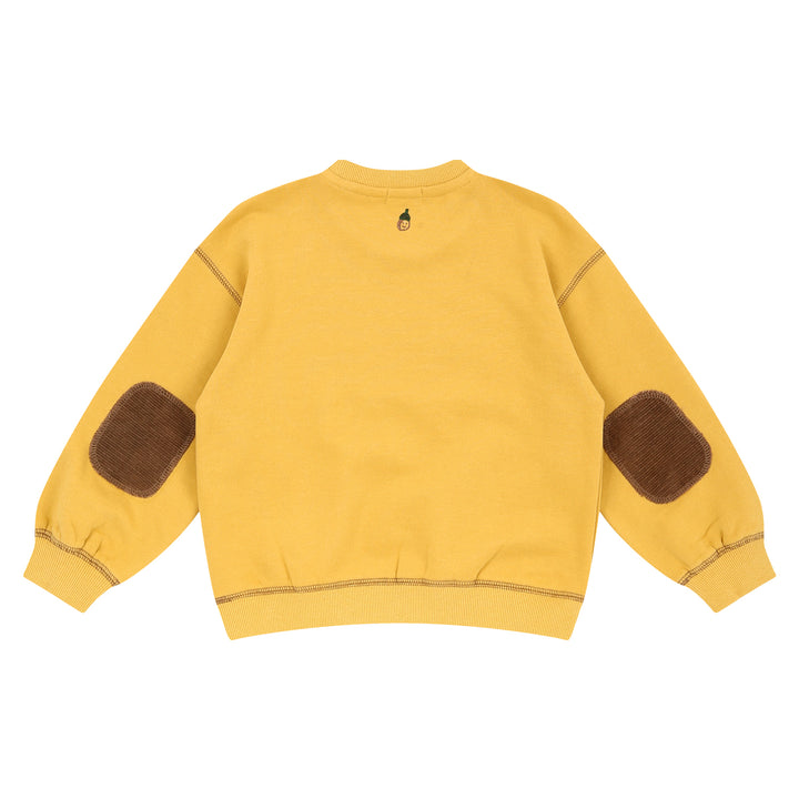 Embroidery Contrast Stitch Fleeced Sweatshirt-Sweatshirt - Kids-ToTo Heros-ToTo Heros l Premium Children&#x27;s Clothing