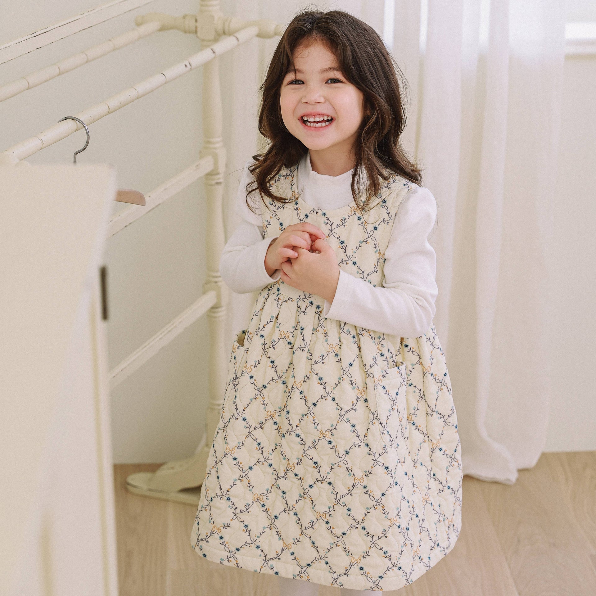 Erika Quilted Dress-Dress - Kids-ToTo Heros-ToTo Heros l Premium Children&#x27;s Clothing
