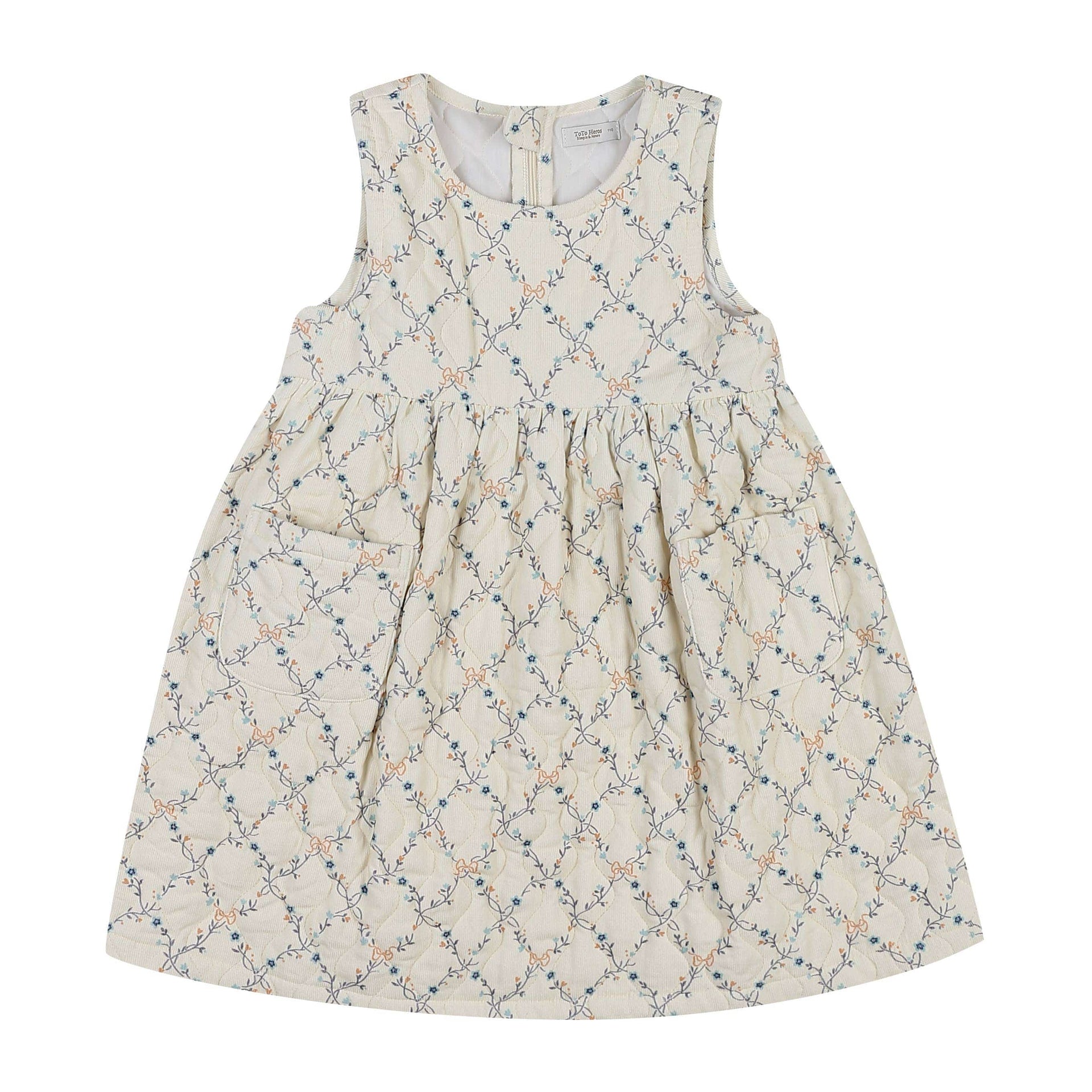Erika Quilted Dress-Dress - Kids-ToTo Heros-ToTo Heros l Premium Children&#x27;s Clothing