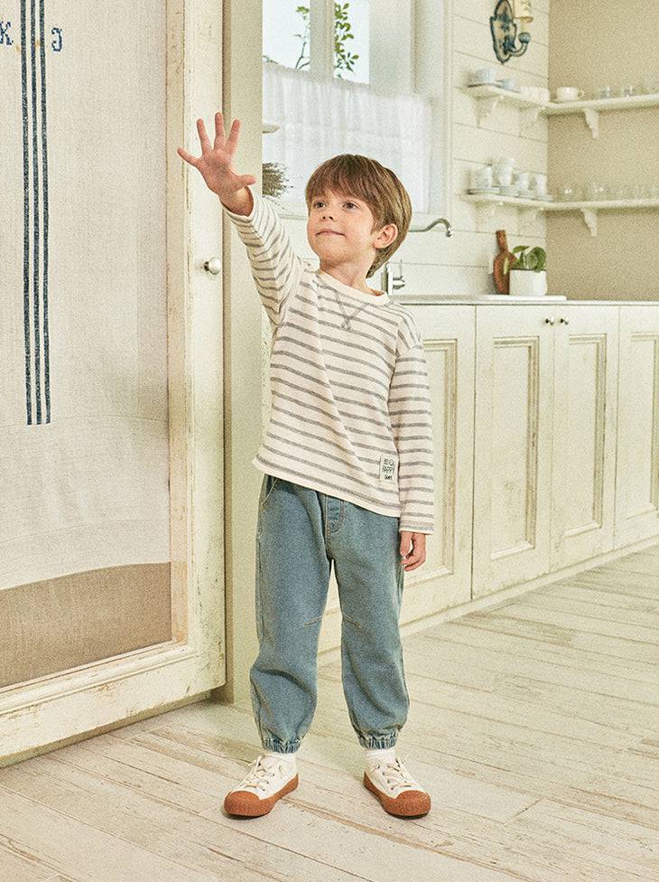 Erin Baggy Washed Denim Pants-Pants - Kids-ToTo Heros-ToTo Heros l Premium Children&#x27;s Clothing