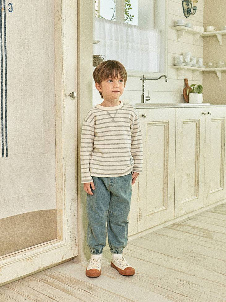 Erin Baggy Washed Denim Pants-Pants - Kids-ToTo Heros-ToTo Heros l Premium Children&#x27;s Clothing