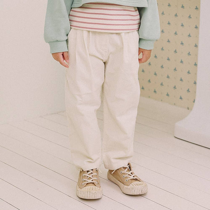 Evelyn Baggy Fit Corduroy Pants-Pants - Kids-ToTo Heros-ToTo Heros l Premium Children&#x27;s Clothing