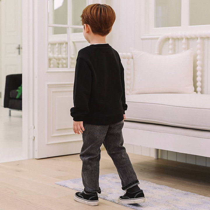 Ever Baggy Fit Fleece Denim Pants-Jeans - Kids-ToTo Heros-ToTo Heros l Premium Children&#x27;s Clothing