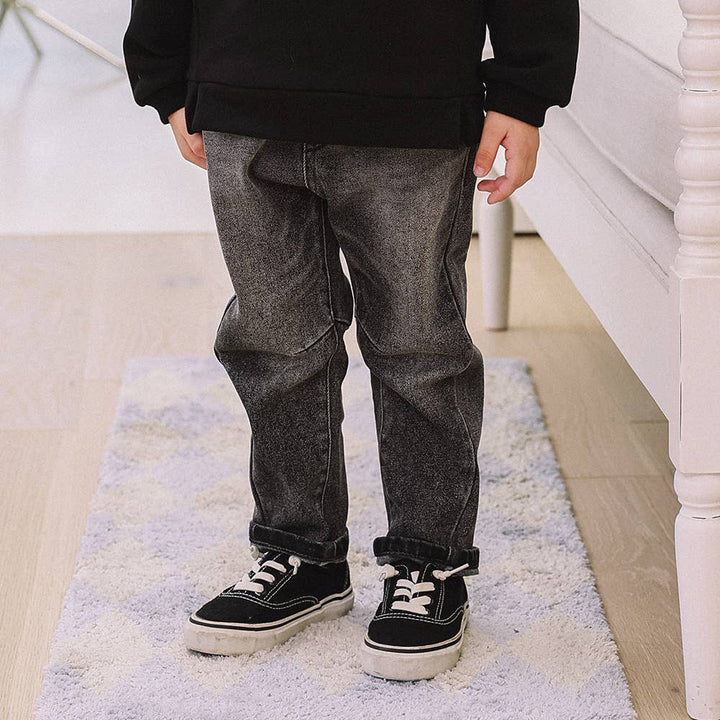 Ever Baggy Fit Fleece Denim Pants-Jeans - Kids-ToTo Heros-ToTo Heros l Premium Children&#x27;s Clothing