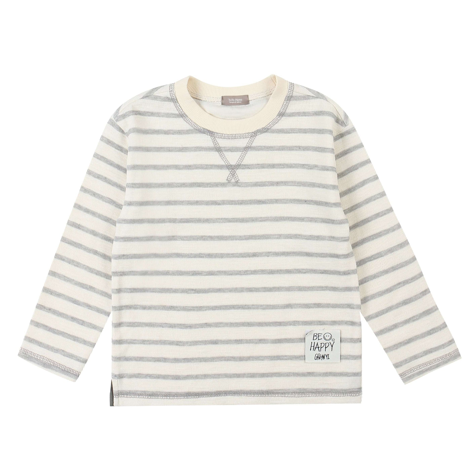 Everyday Striped T-Shirt-T-Shirt - Kids-ToTo Heros-ToTo Heros l Premium Children&#x27;s Clothing