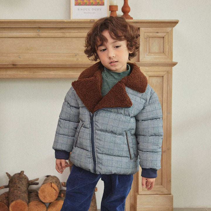 Faux Fur Collared Puffer Jacket-Puffer Jacket - Kids-ToTo Heros-ToTo Heros l Premium Children's Clothing