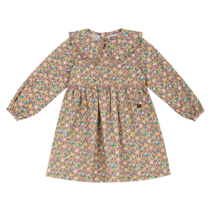 Flora Wide Collar Dress-Dress - Kids-ToTo Heros-ToTo Heros l Premium Children&#x27;s Clothing