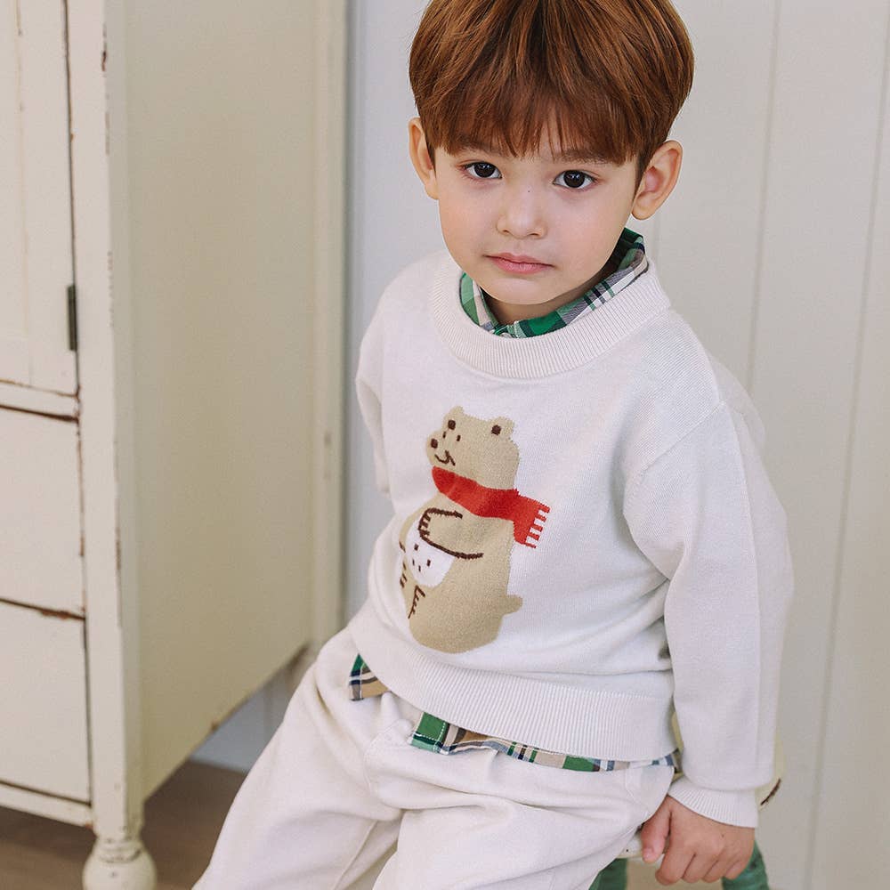 Flynn Jacquard Sweater-Knit Sweater - Kids-ToTo Heros-ToTo Heros l Premium Children's Clothing