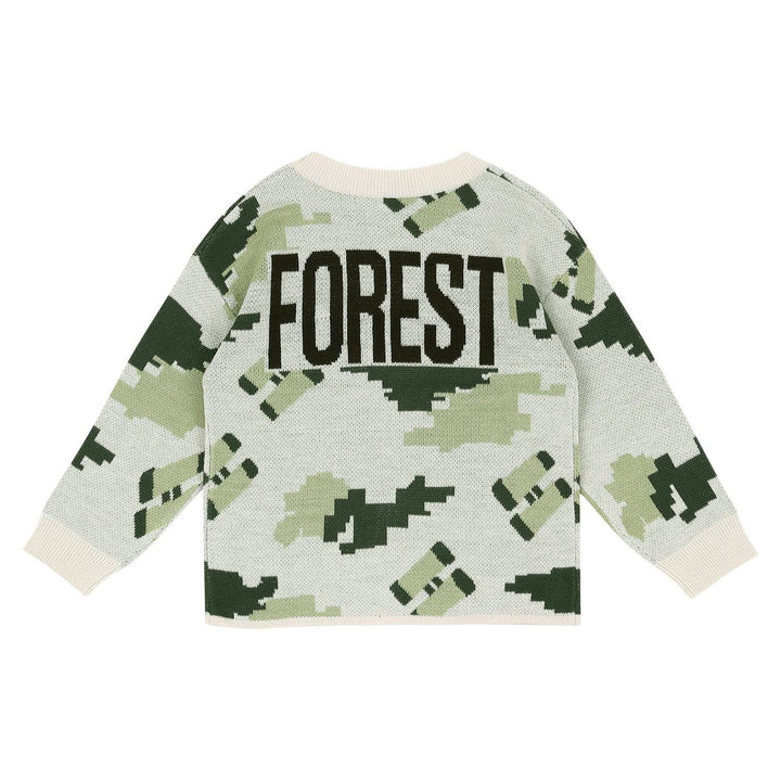 Forest Theme Knit Cardigan-Cardigan - Kids-ToTo Heros-ToTo Heros l Premium Children&#x27;s Clothing