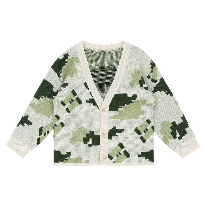 Forest Theme Knit Cardigan-Cardigan - Kids-ToTo Heros-ToTo Heros l Premium Children&#x27;s Clothing