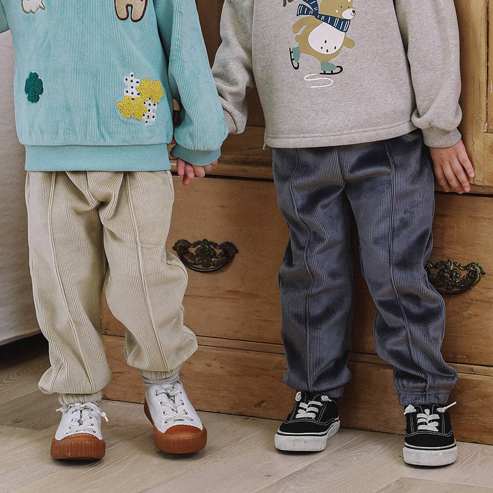 Frank Velvet Corduroy Jogger Pants-Pants - Kids-ToTo Heros-ToTo Heros l Premium Children&#x27;s Clothing