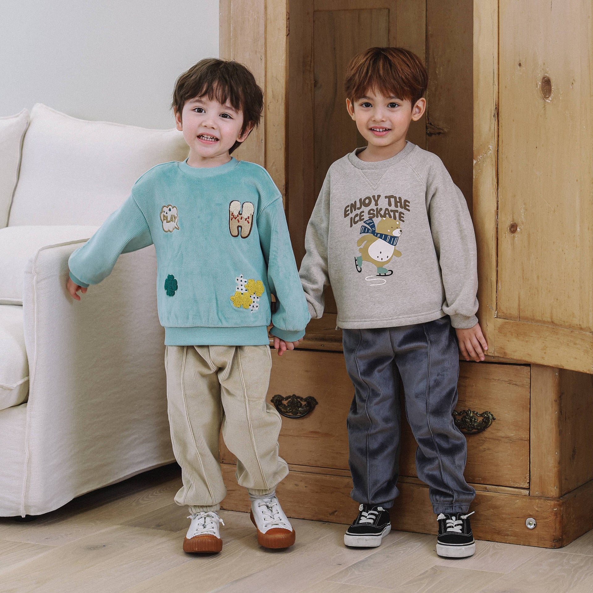 Frank Velvet Corduroy Jogger Pants-Pants - Kids-ToTo Heros-ToTo Heros l Premium Children&#x27;s Clothing