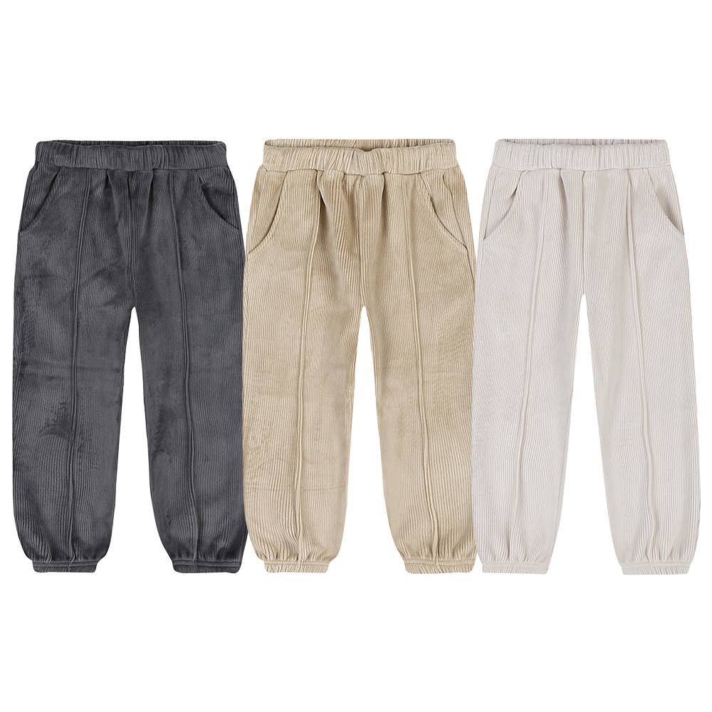 Frank Velvet Corduroy Jogger Pants-Pants - Kids-ToTo Heros-ToTo Heros l Premium Children&#x27;s Clothing