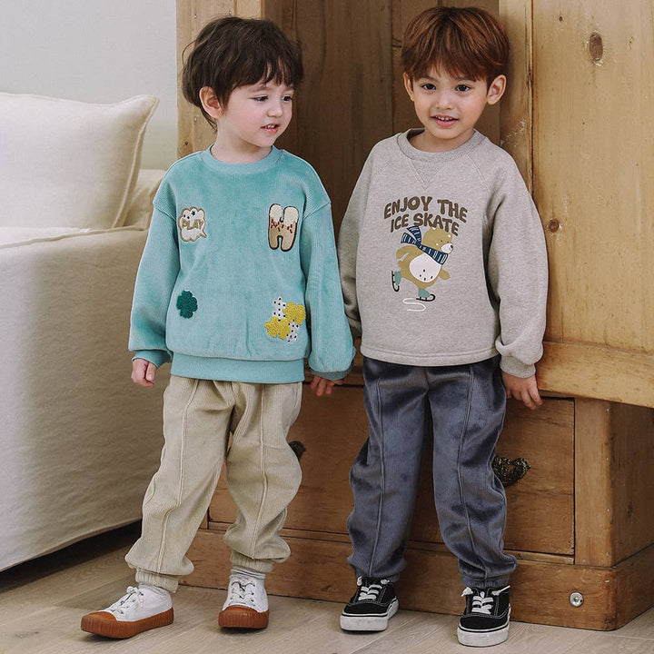 Frank Velvet Corduroy Jogger Pants-Pants - Kids-ToTo Heros-ToTo Heros l Premium Children&#x27;s Clothing