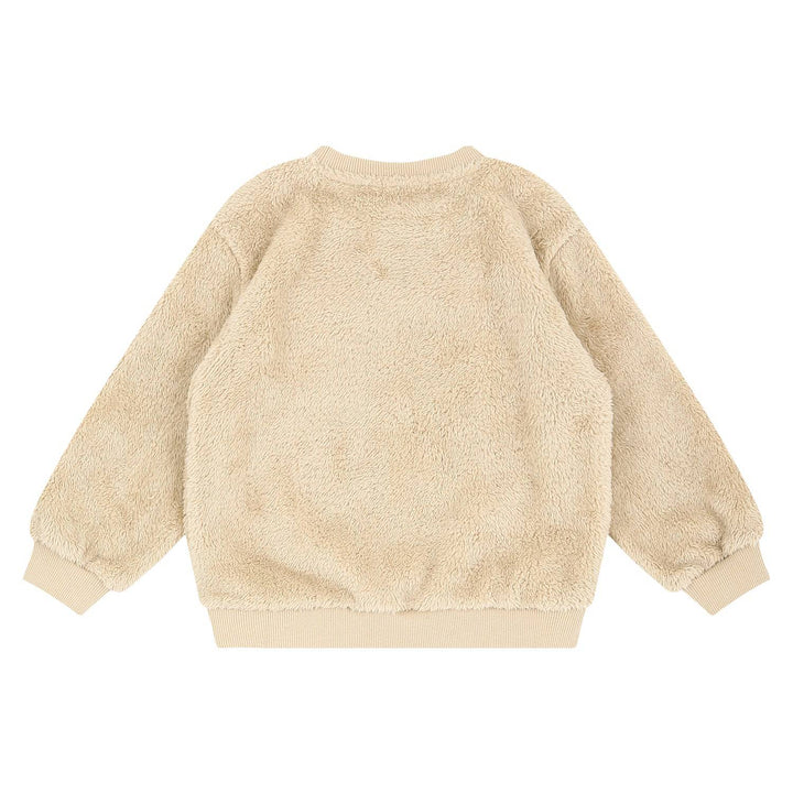 Fuzzy Teddy Pullover Sweatshirt-Sweatshirt - Kids-ToTo Heros-ToTo Heros l Premium Children&#x27;s Clothing