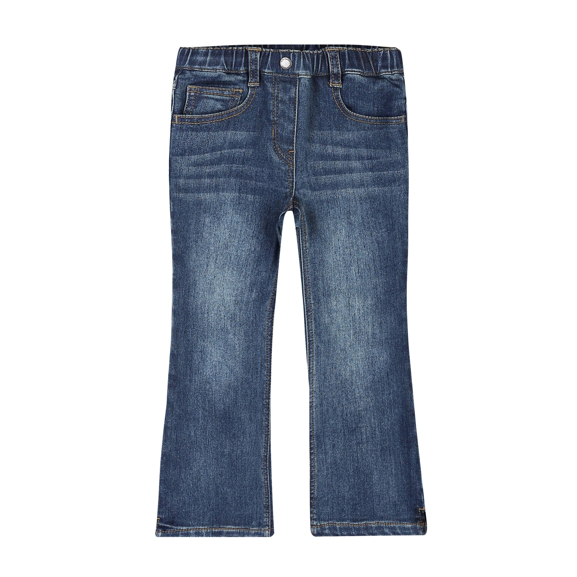 Gisele Boot Cut Fleeced Denim Pants-Jeans - Kids-ToTo Heros-ToTo Heros l Premium Children&#x27;s Clothing