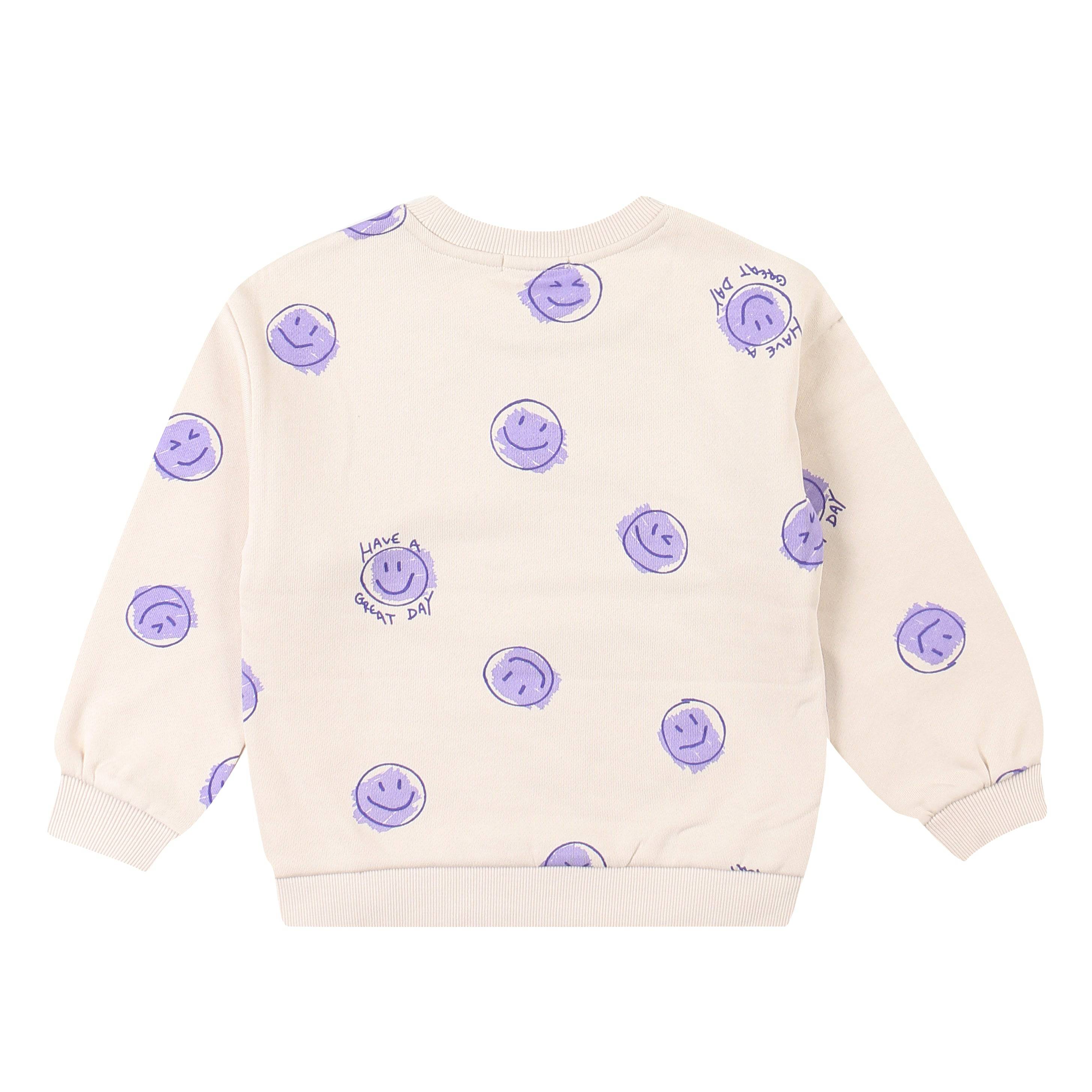 Happy Day Print Sweatshirt-Sweatshirt - Kids-ToTo Heros-ToTo Heros l Premium Children&#x27;s Clothing