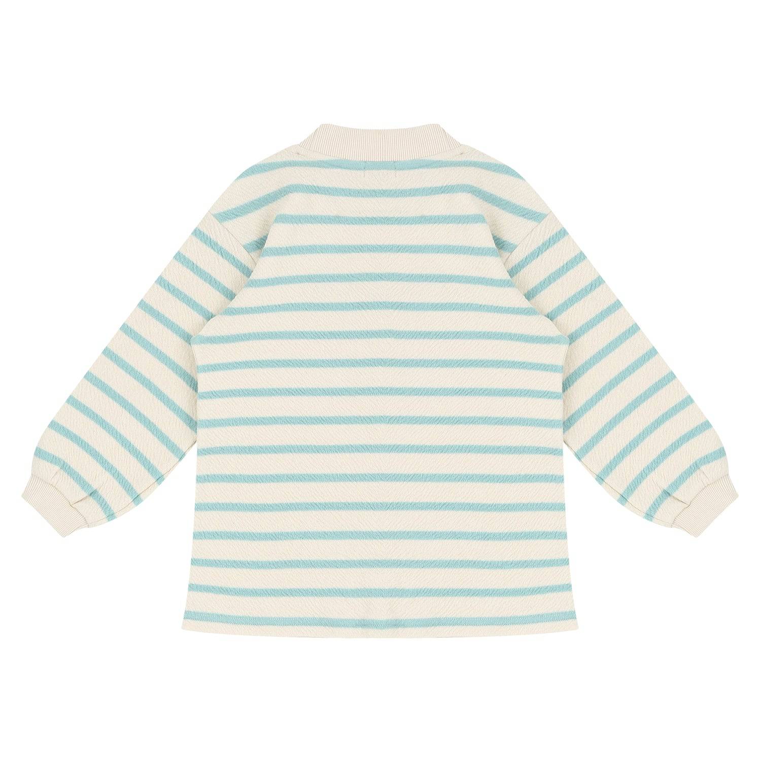 Textured Striped Long Pullover T-Shirt - ToTo Heros l Premium Children's Clothing