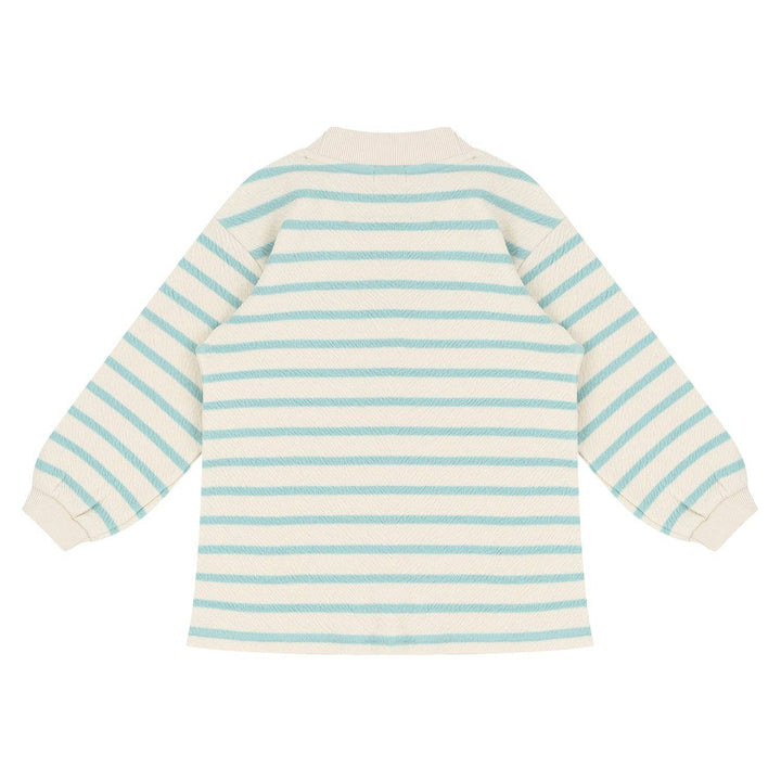 Textured Striped Long Pullover T-Shirt - ToTo Heros l Premium Children's Clothing