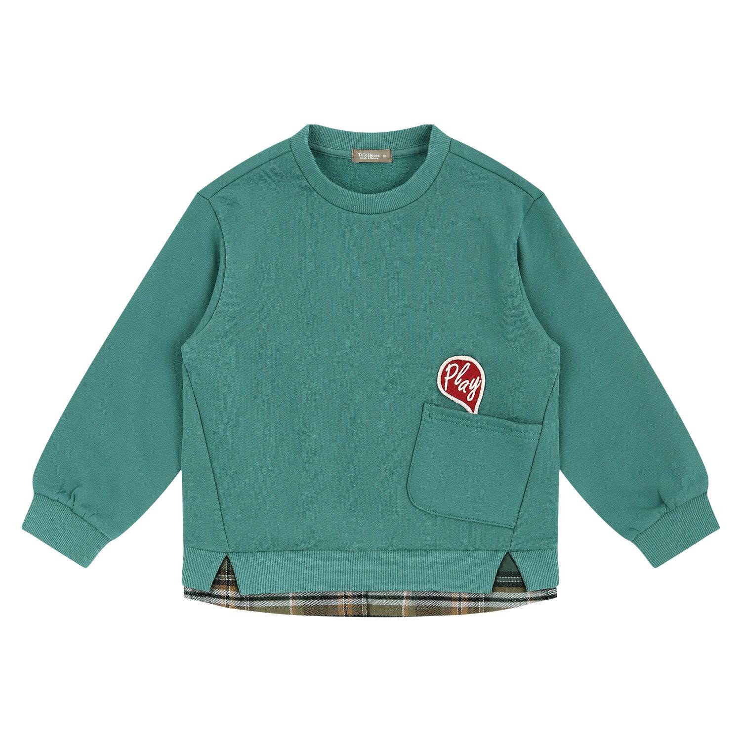 Layered Fleeced Pullover Sweatshirt - ToTo Heros l Premium Children's Clothing