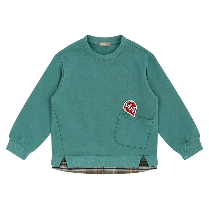 Layered Fleeced Pullover Sweatshirt - ToTo Heros l Premium Children's Clothing