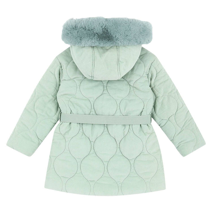 Corduroy Quilted Puffer Jacket with Belted Mini Bag - ToTo Heros l Premium Children's Clothing